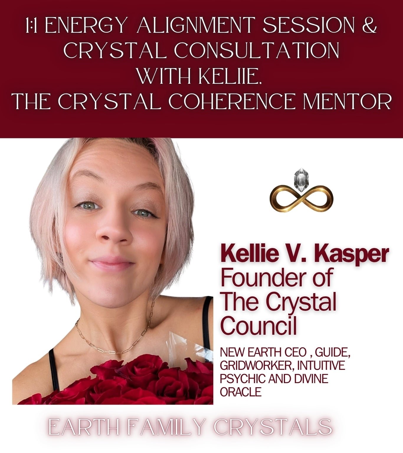 1:1 Crystal Activation Session with Kellie | Virtual Sacred Energy Session