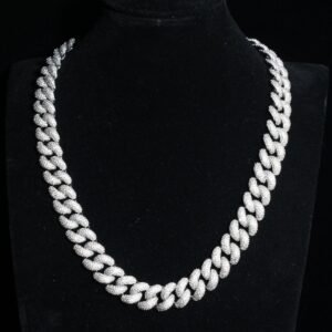 15mm 5-Row Iced Bubble Cuban Chain