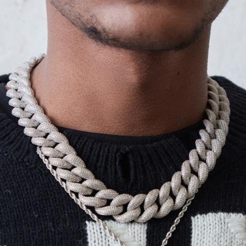 18mm 5-Row Bubble Cuban Link Chain 18mm 5-Row Bubble Cuban Link Chain