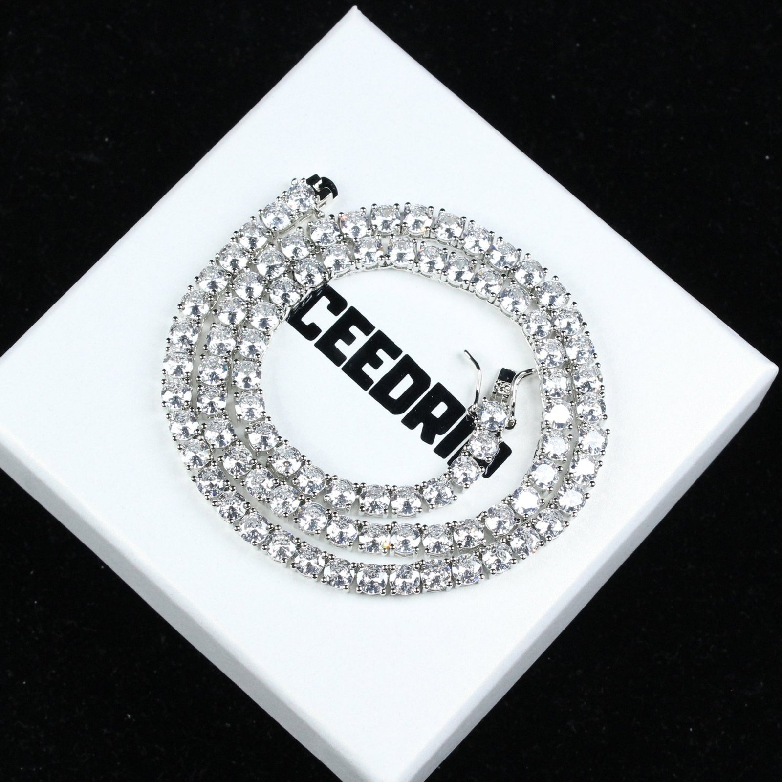 5mm 18K Gold-Plated Iced Tennis Chain