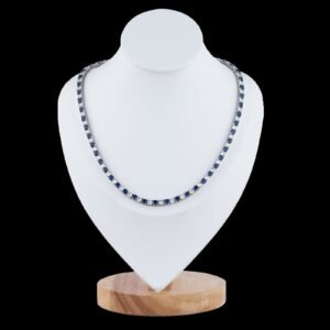 5mm Blue&White Tennis Chain