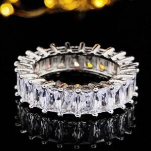 7mm Prong Baguette Rings