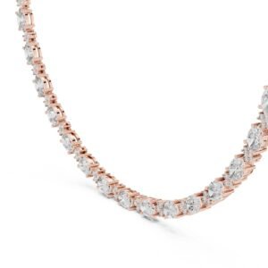 Arcadia Oval Shape Lab Grown Diamond Necklace Chain