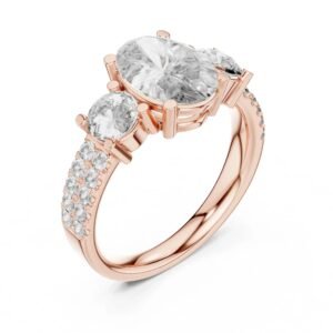 ARDENTE Solitaire Lab Grown Diamond Ring