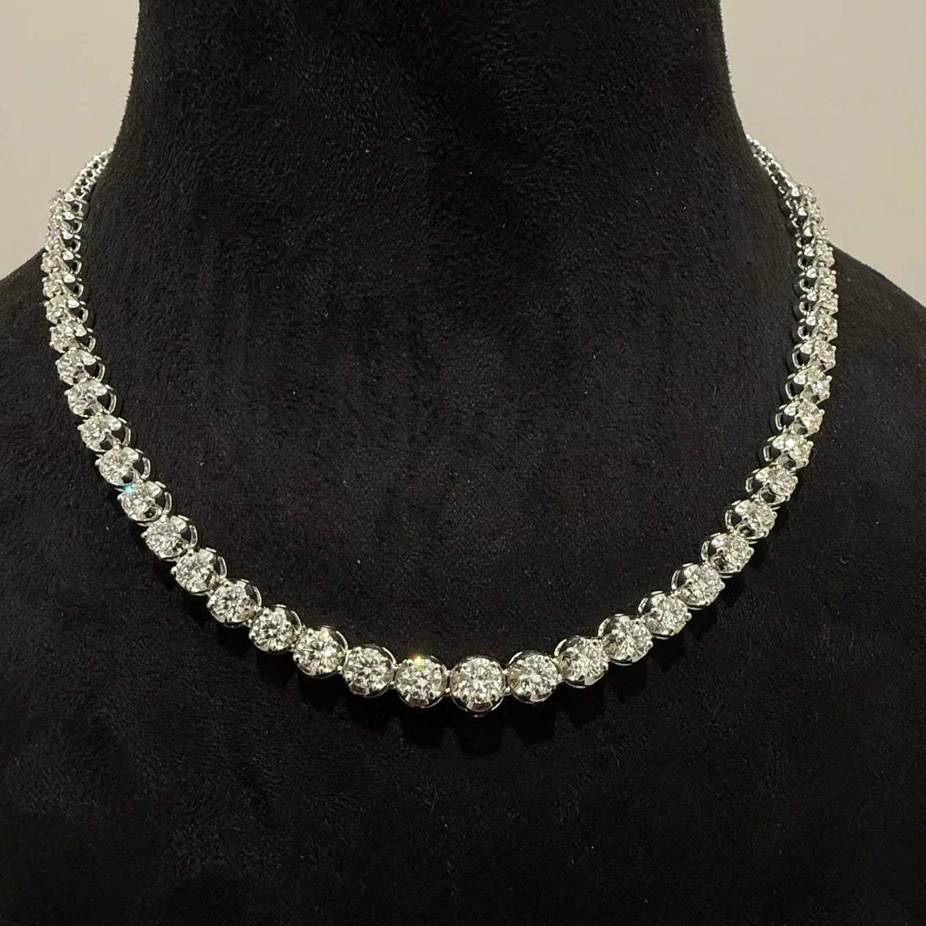 Aurora Lab Grown Diamond Tennis Necklace