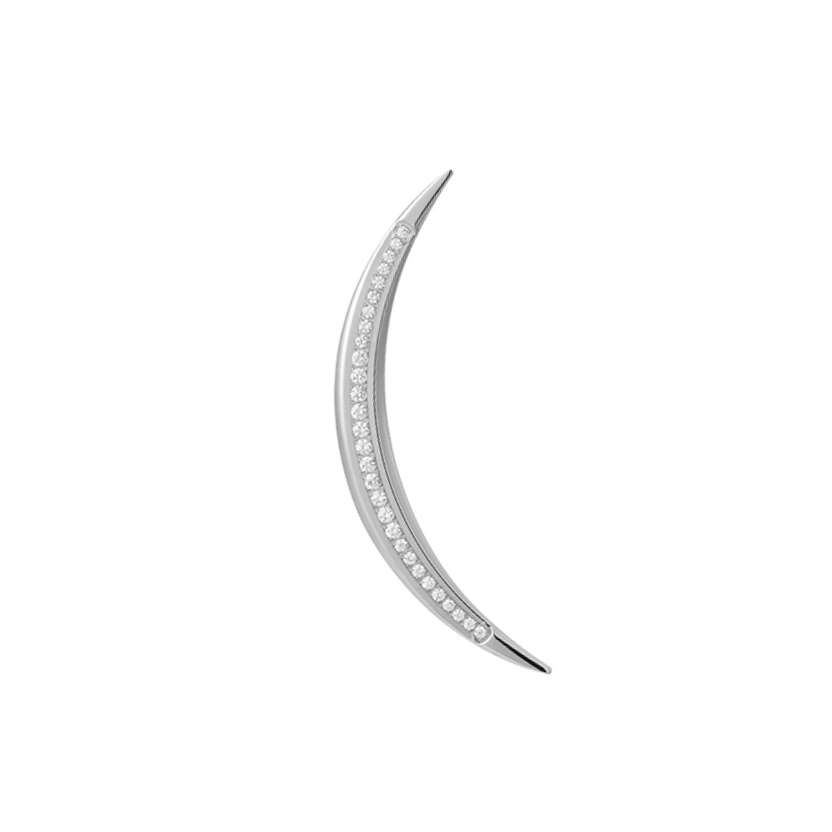 Blood Demon Crescent Earring