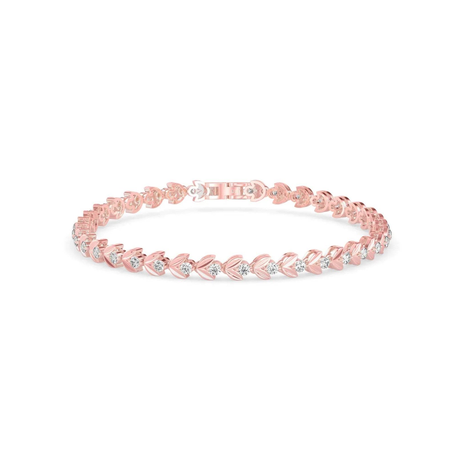 Blossom Leaf Lab Grown Diamond Bracelet