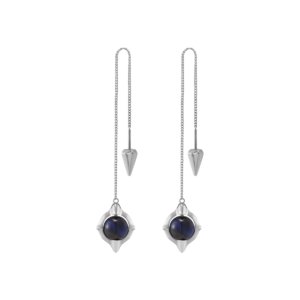 Blue Tiger Eye Cosmic Eye Ear Chains