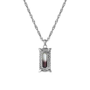 Bone Record Gradient Tourmaline Sweater Necklace