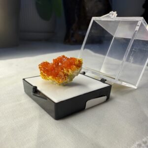 Bright Orange Orpiment from Kabardino - Balkarian Republic, Russia
