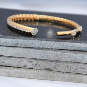 CALDER Lab Grown Diamond Cuff Bracelet (Openable)