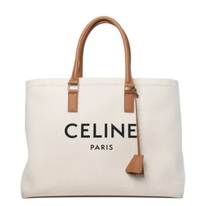 Celine Horizontal Cabas Canvas Bag | Spacious Tote Bag