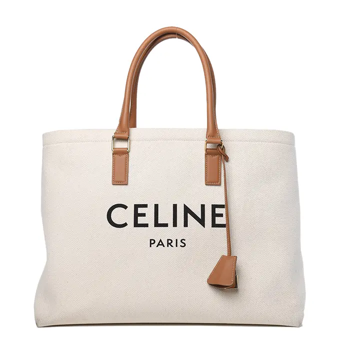 Celine Horizontal Cabas Canvas Bag | Spacious Tote Bag