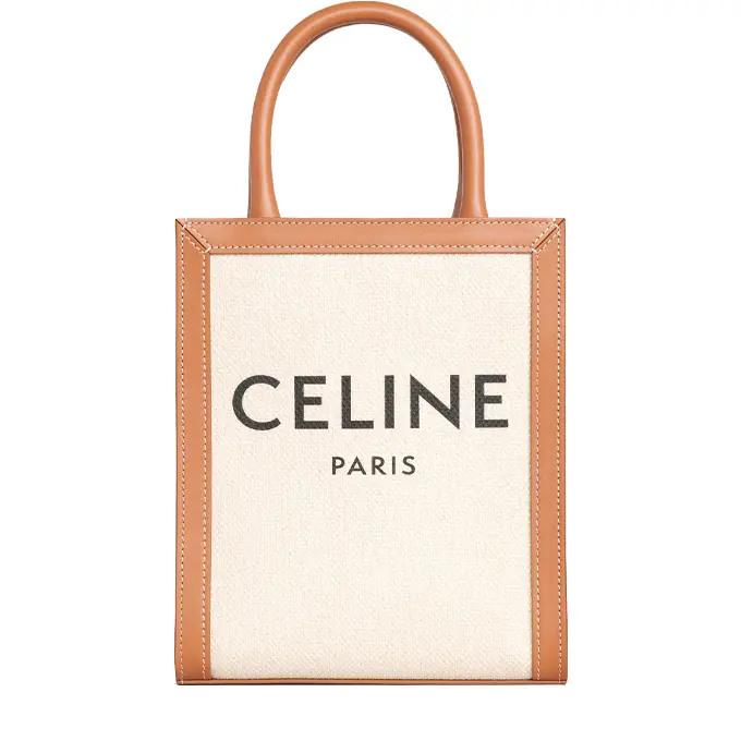 CELINE MINI VERTICAL CABAS Beige | Spacious Tote Bag