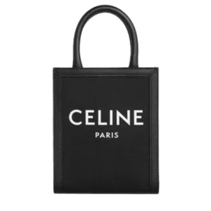 Celine Vertical Cabas Textile Bag | Spacious Tote Bag