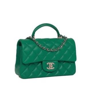 Chanel Emerald Green Top Handle Mini Bag – Shop Luxury LD