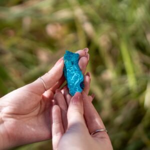 Chrysocolla with Shattuckite from Mexico