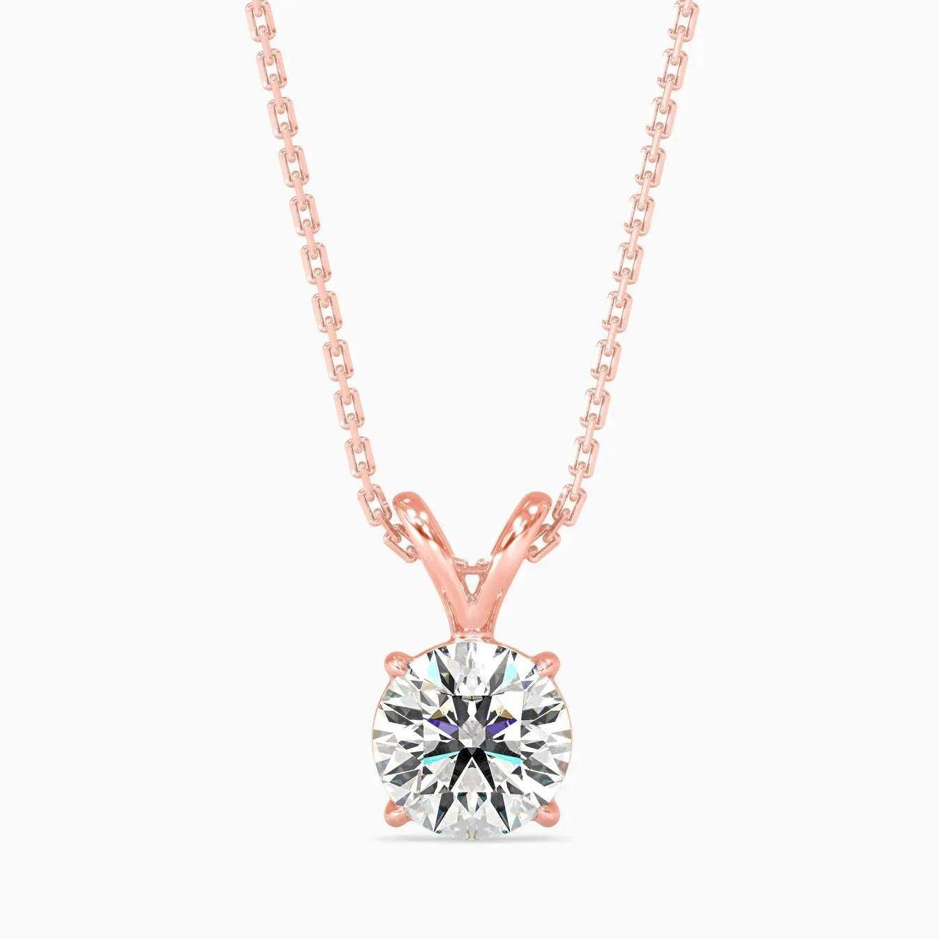 Classic Solitaire Lab Grown Diamond Pendant Classic Solitaire Lab Grown Diamond Pendant