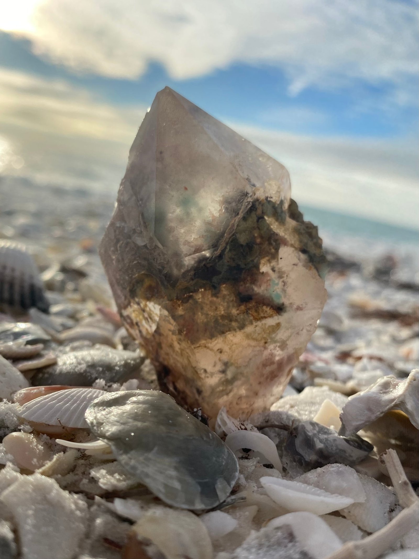 Collectors Edition Very Rare Genuine Blue Ajoite Quartz Natural point From Messina, South Africa Collectors Edition Very Rare Genuine Blue Ajoite Quartz Natural point From Messina, South Africa