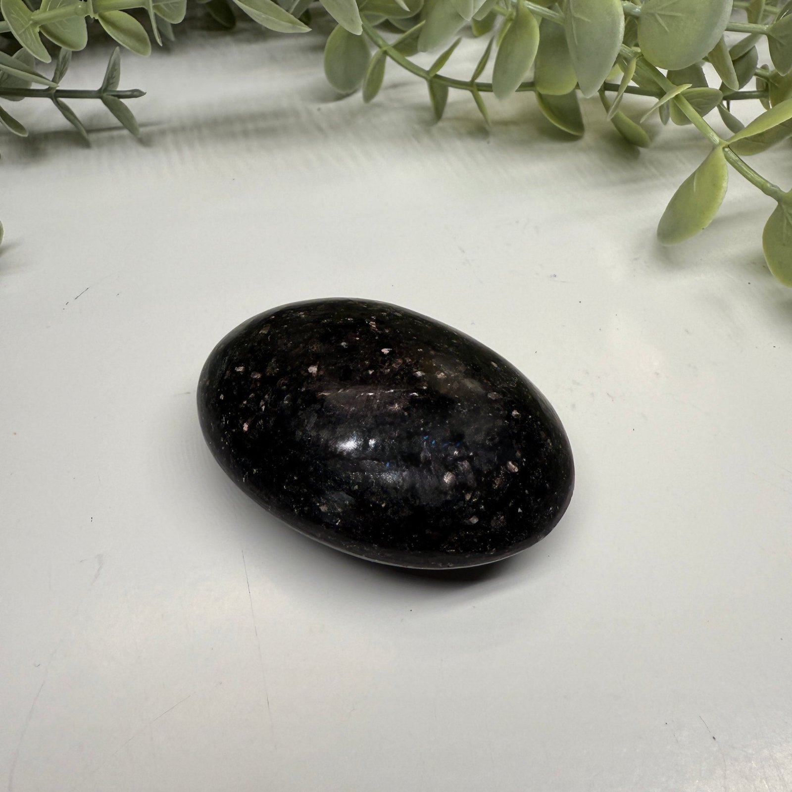 Coppernite Palm Stone Crystal Carving Coppernite Palm Stone Crystal Carving