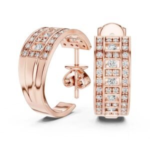 COVE Lab Grown Diamond Hoop/Huggie Earrings