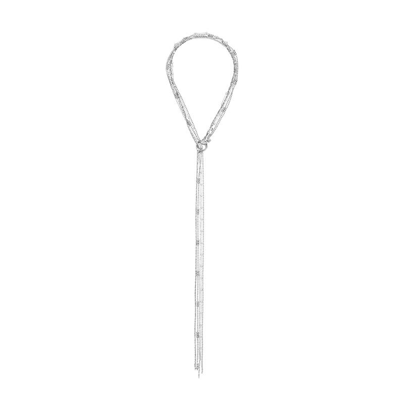 Crescent Knight Beaded Necklace