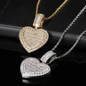 Custom Locket Heart Photo Pendant