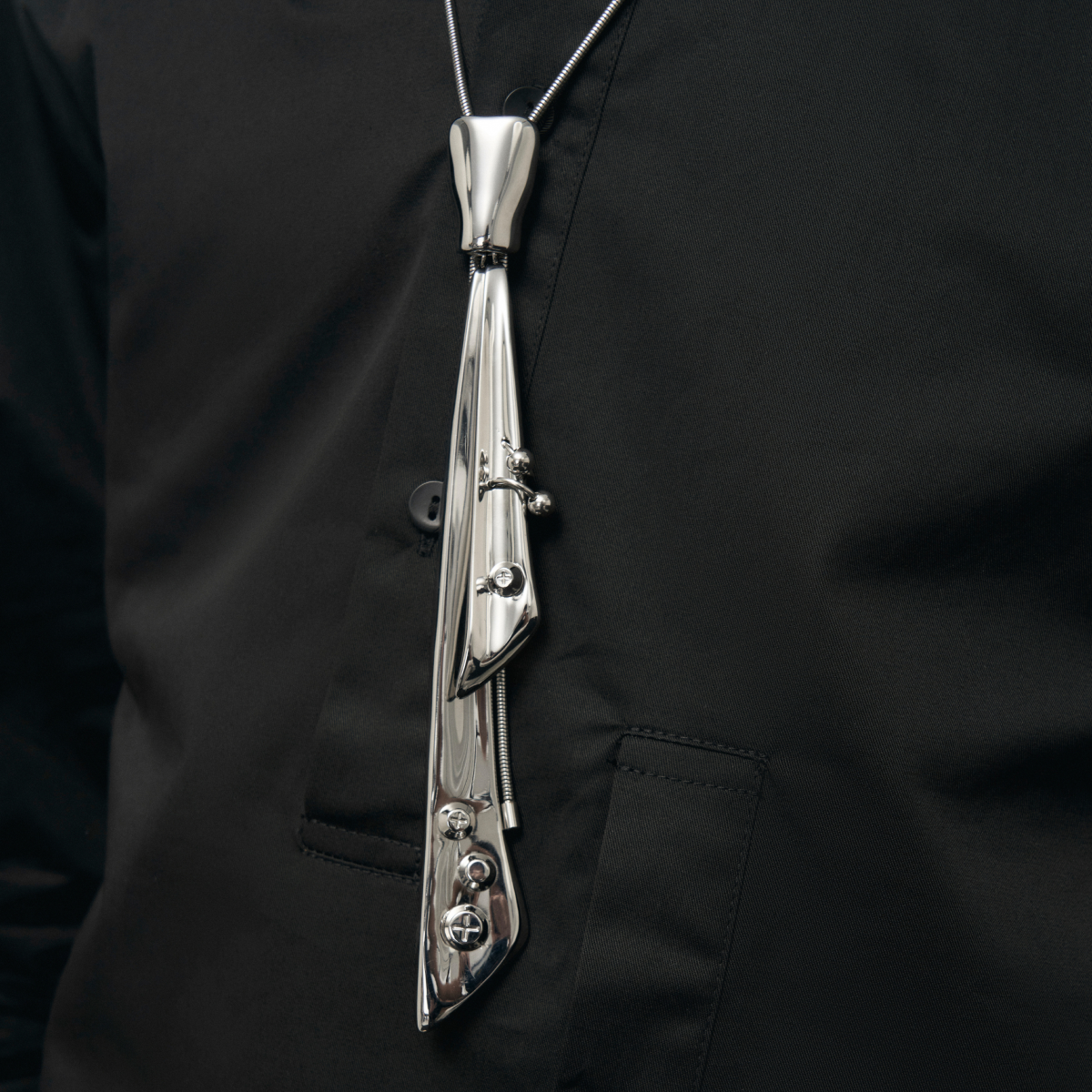 Devil Tie Adjustable Metal Necklace Devil Tie Adjustable Metal Necklace