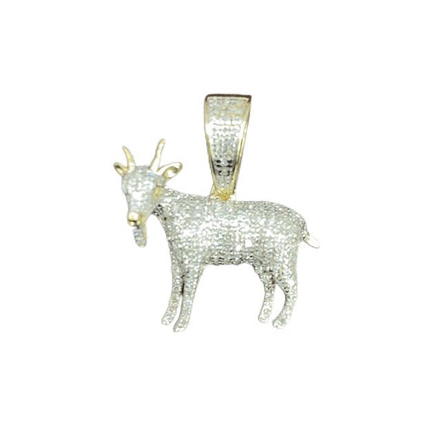 Diamond Goat Pendant – 0.34 Carats in 10KT Yellow Gold