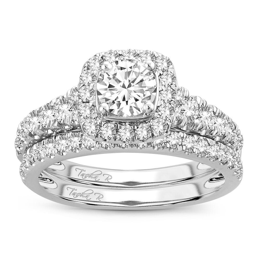 Diamond Wedding Set in 14KT Gold – 1.00 Carat Round Cut Diamond Wedding Set in 14KT Gold – 1.00 Carat Round Cut
