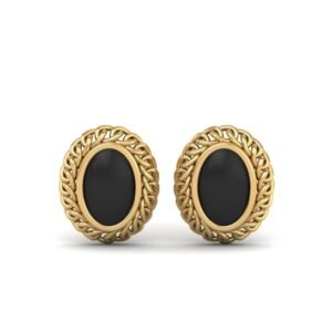 Dilruba Stud Gold Earrings