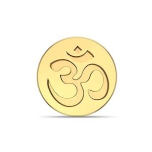 Dishis 24k(999) Yellow Gold Om 10 gm Coin