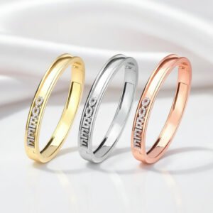 DIY Sliding Personality Roman Numeral Bangle