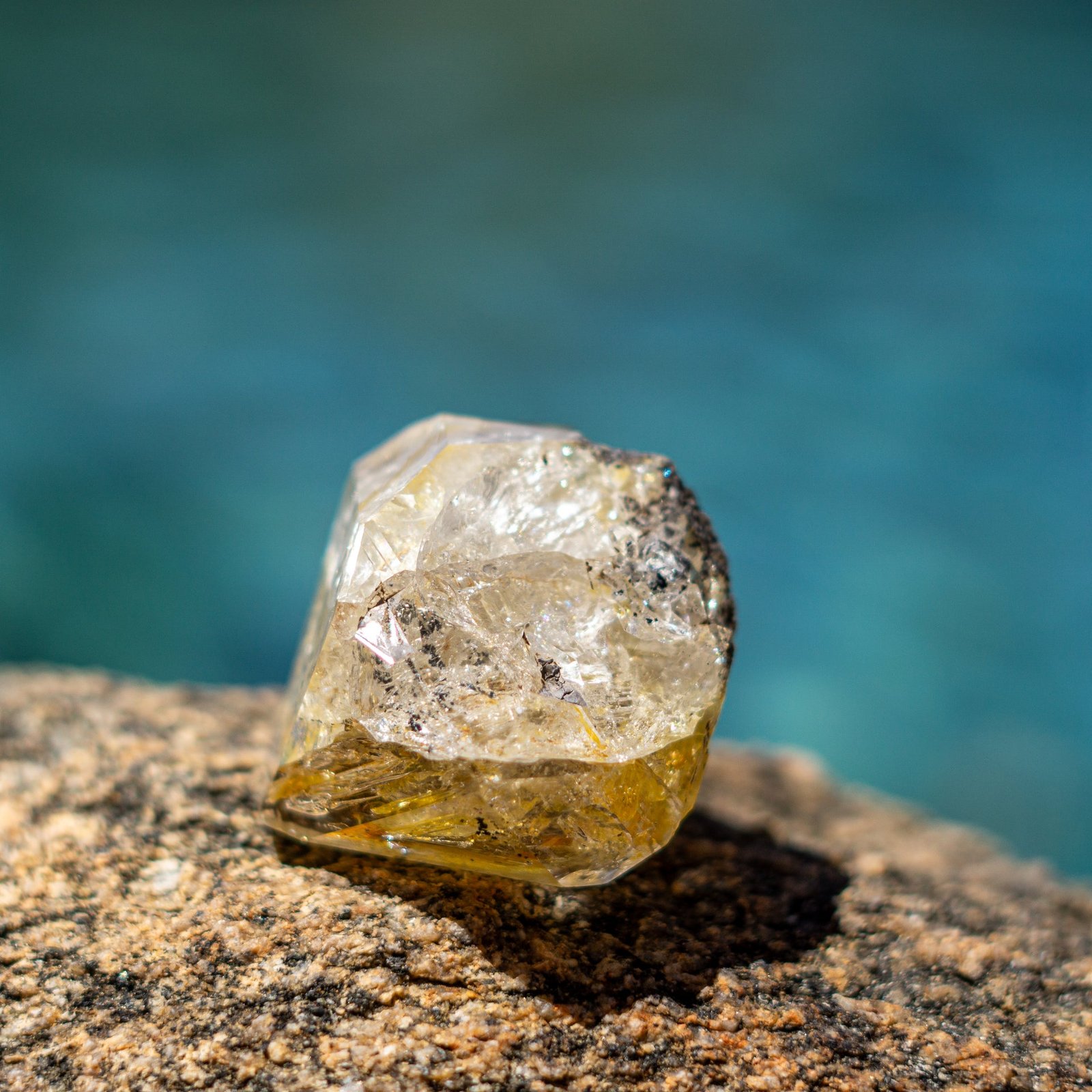 Double Terminated Golden Herkimer Diamond Quartz Double Terminated Golden Herkimer Diamond Quartz