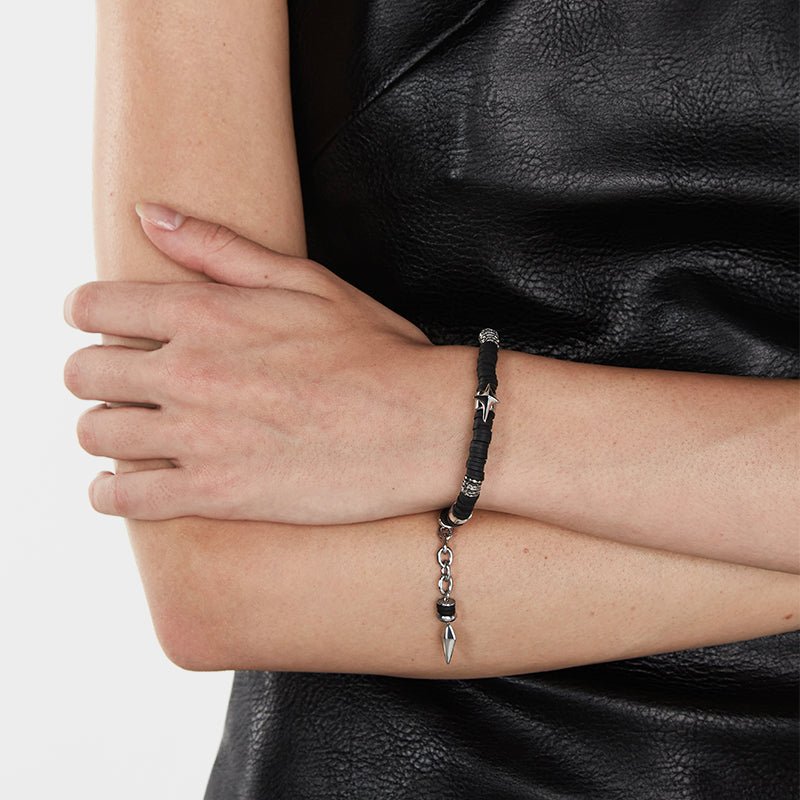 EDEN Three-dimensional star decoration Clay Beaded Bracelet