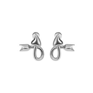 Entwined Arrow Stud Earrings
