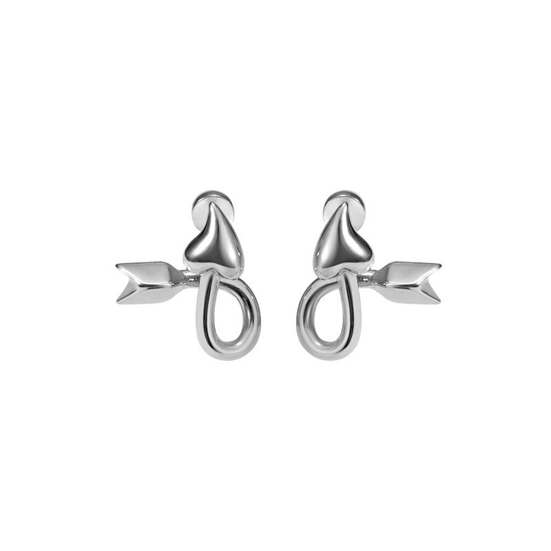 Entwined Arrow Stud Earrings