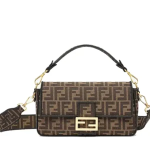 Fendi Baguette Brown Fabric | Designer-Inspired Bag