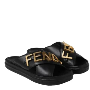 Fendi Black Sandal | Luxurious Footwear