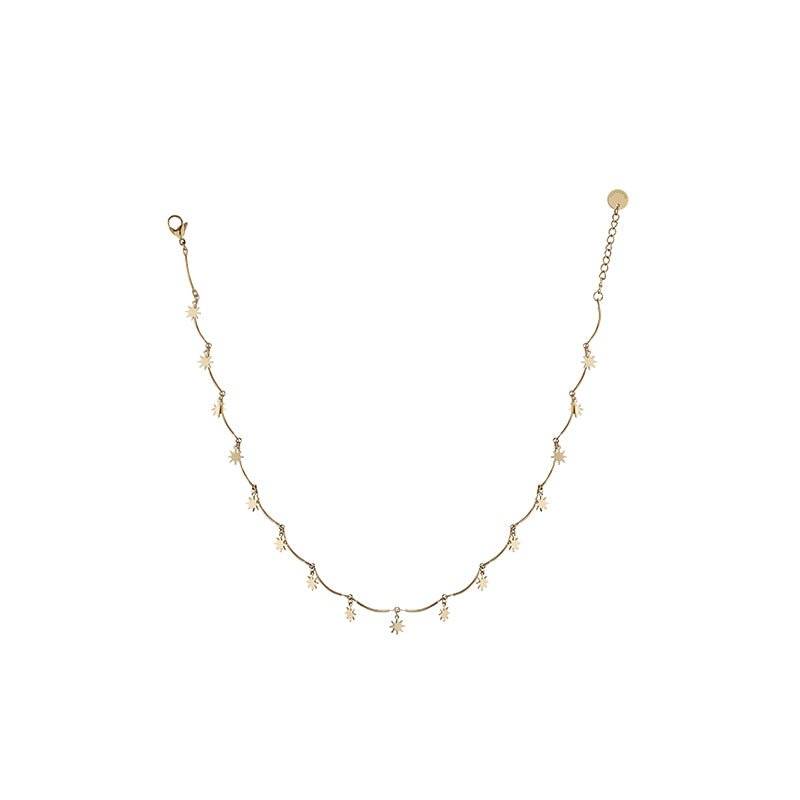 Georgium Sidus Star Beads Shape Necklace