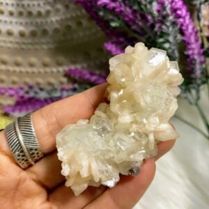 Gorgeous Gemmy Clear Apophyllite & Stilbite Cluster Locality India