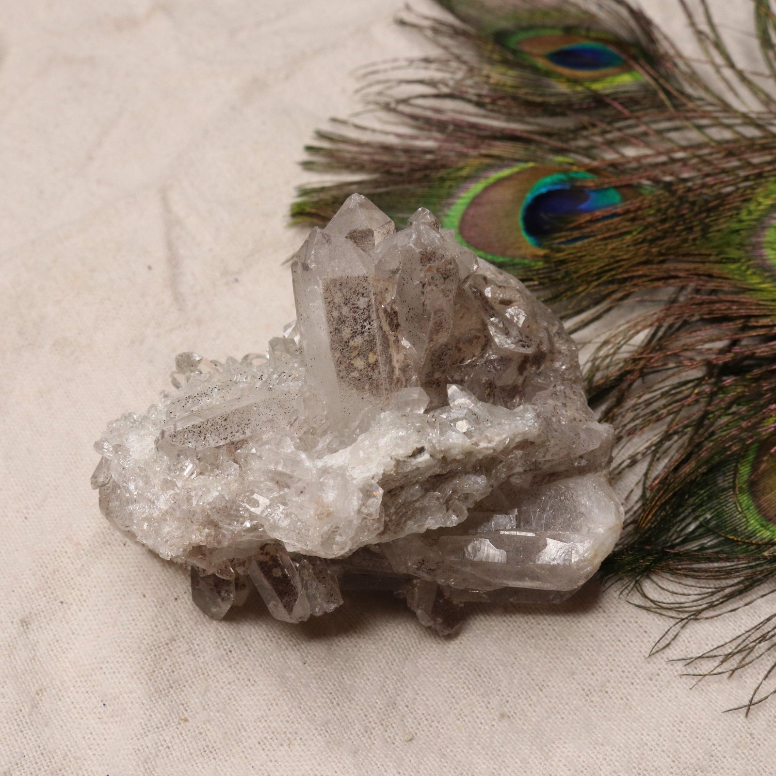 Grade A Lithium Quartz Cluster Self Healed from Brazil