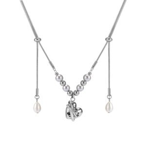 Graffiti Heart Pull-Out Necklace