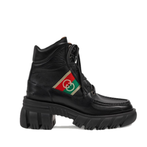 Gucci Black Ankle Boot with Interlocking G – Shop Luxury LD