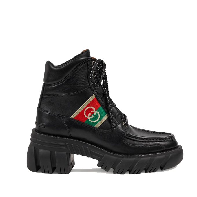 Gucci Black Ankle Boot with Interlocking G – Shop Luxury LD