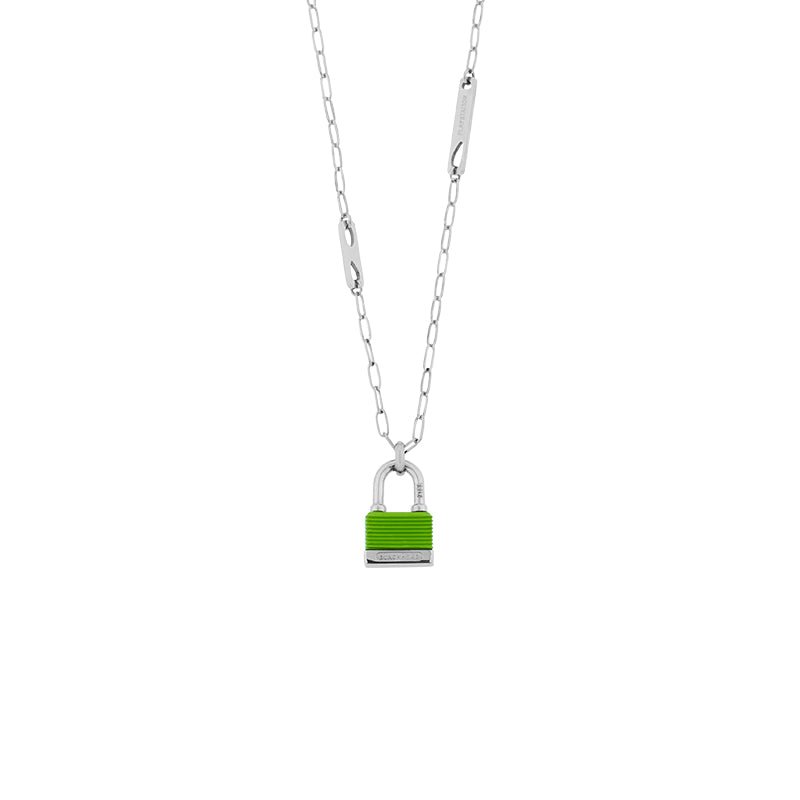 Hardware PlayStation Lock Pendant Long Chain Necklace