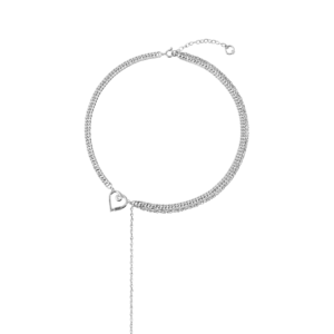 Heart Line Chain Necklace