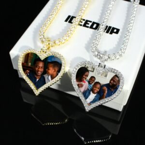 Heart-shaped Custom Picture Necklace