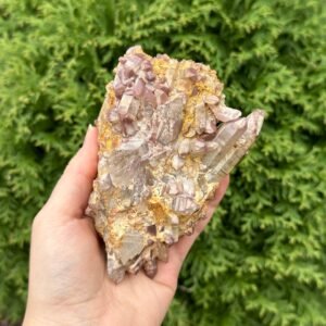 Incredible Lithium Quartz Large Cluster With Double Sided Points ~Locality Brazil