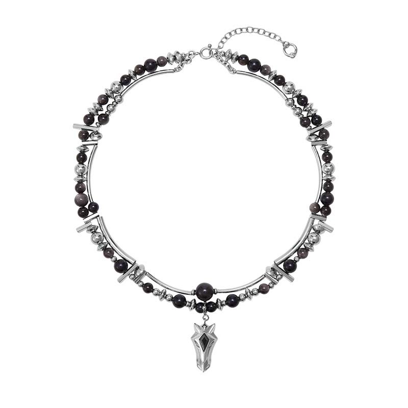 Knight Armor Beaded Necklace
